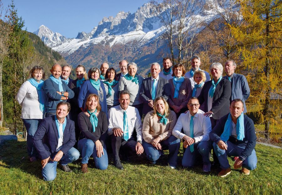 équipe pour les élections municipales Les Houches